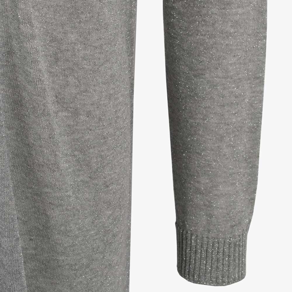 Otto´Dame, Lurexmantel | silber