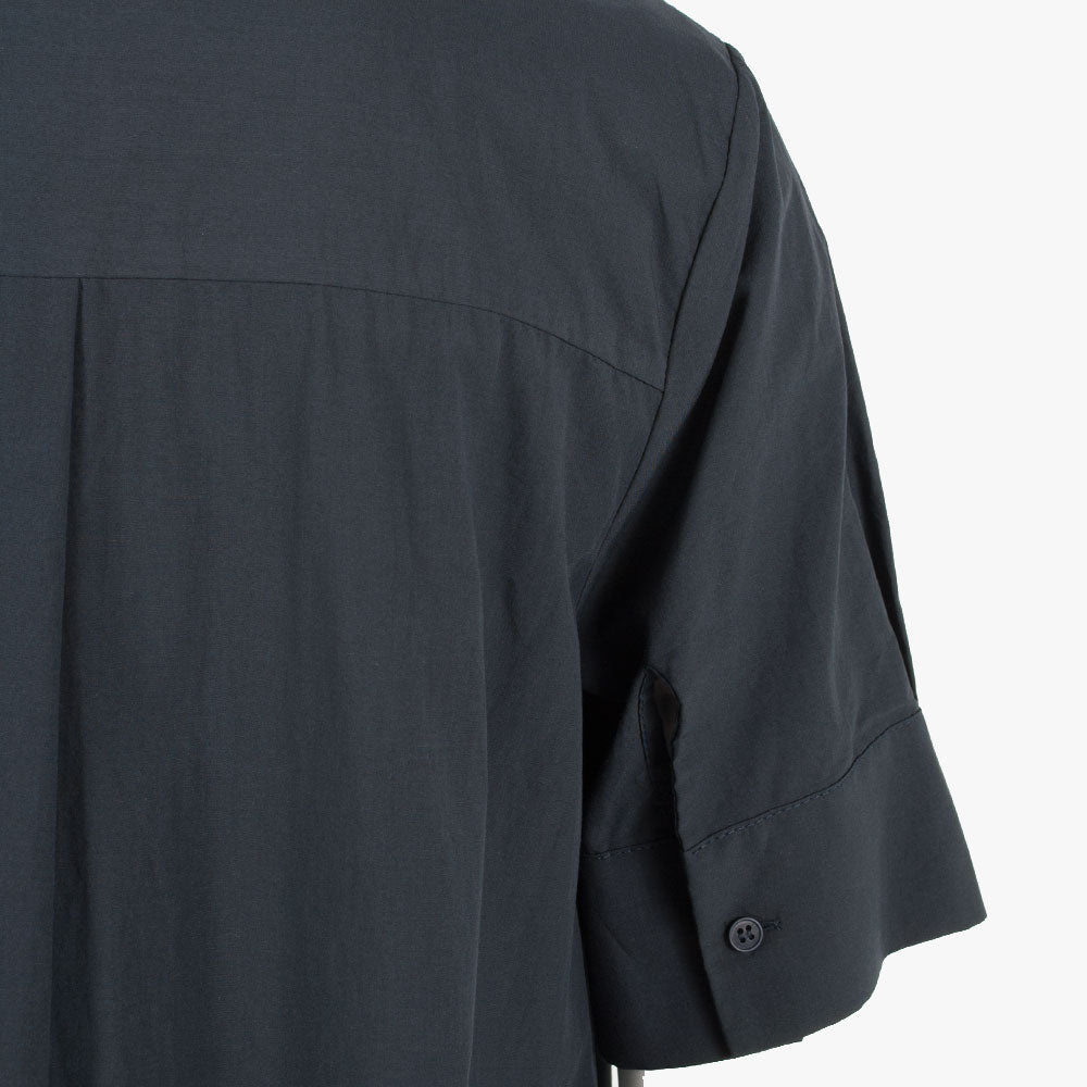 Otto´Dame, Maxikleid Uni Cotton, Detail Ärmel | blau