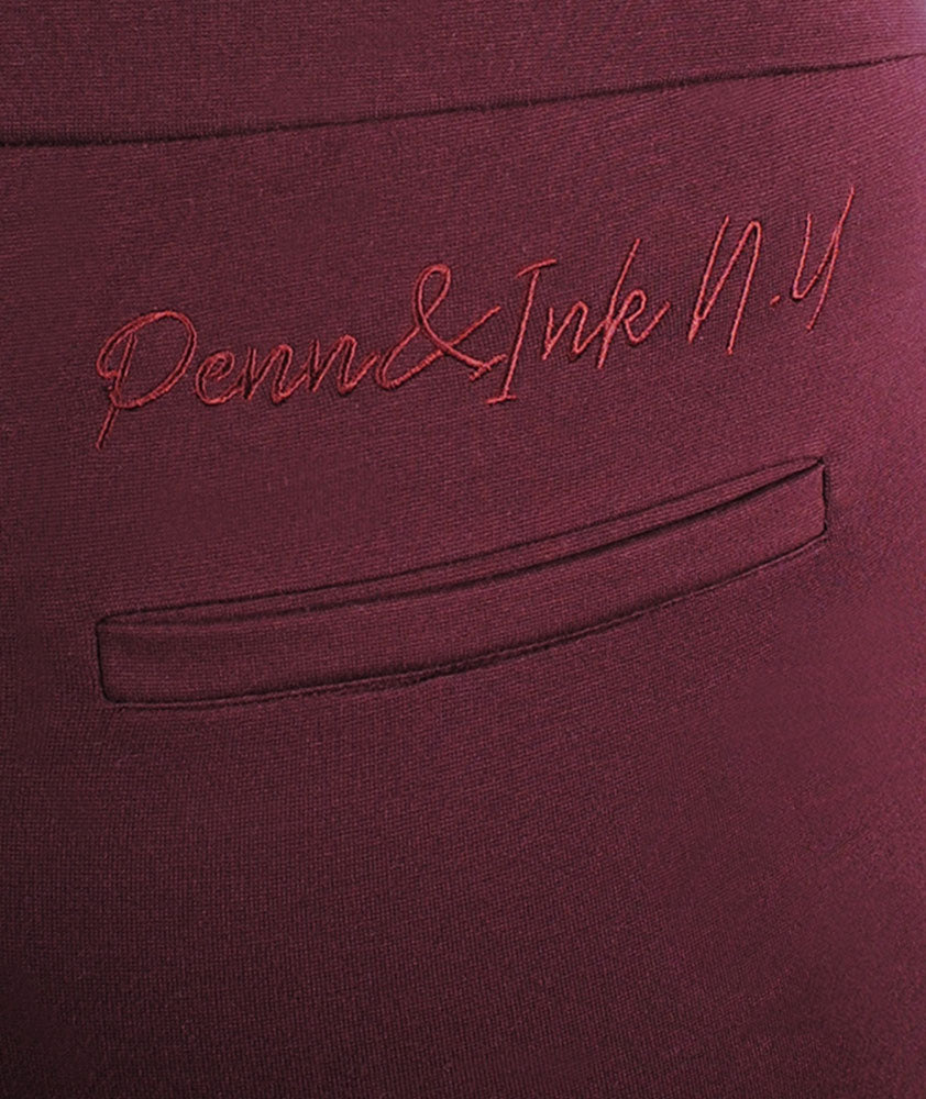 Sweathose uni | aubergine