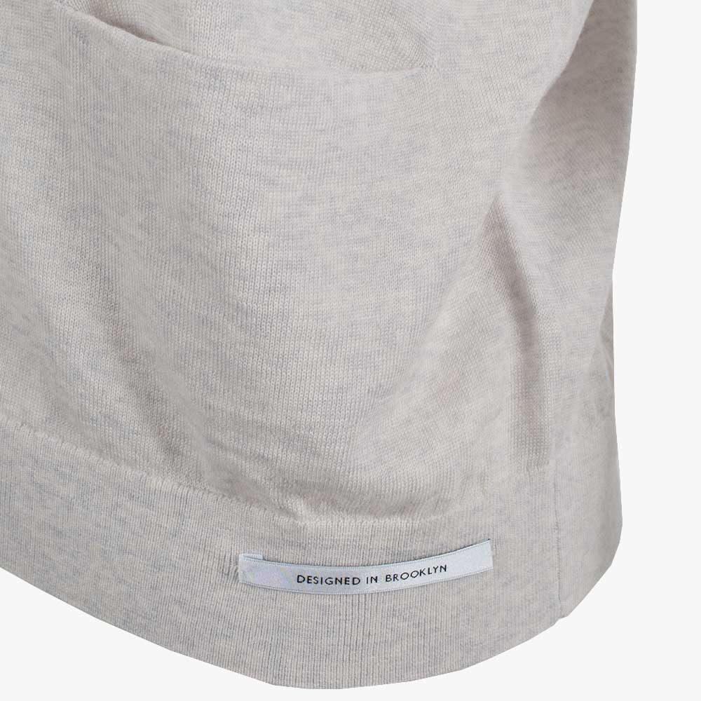 Penn & Ink Cardigan Logo | grau