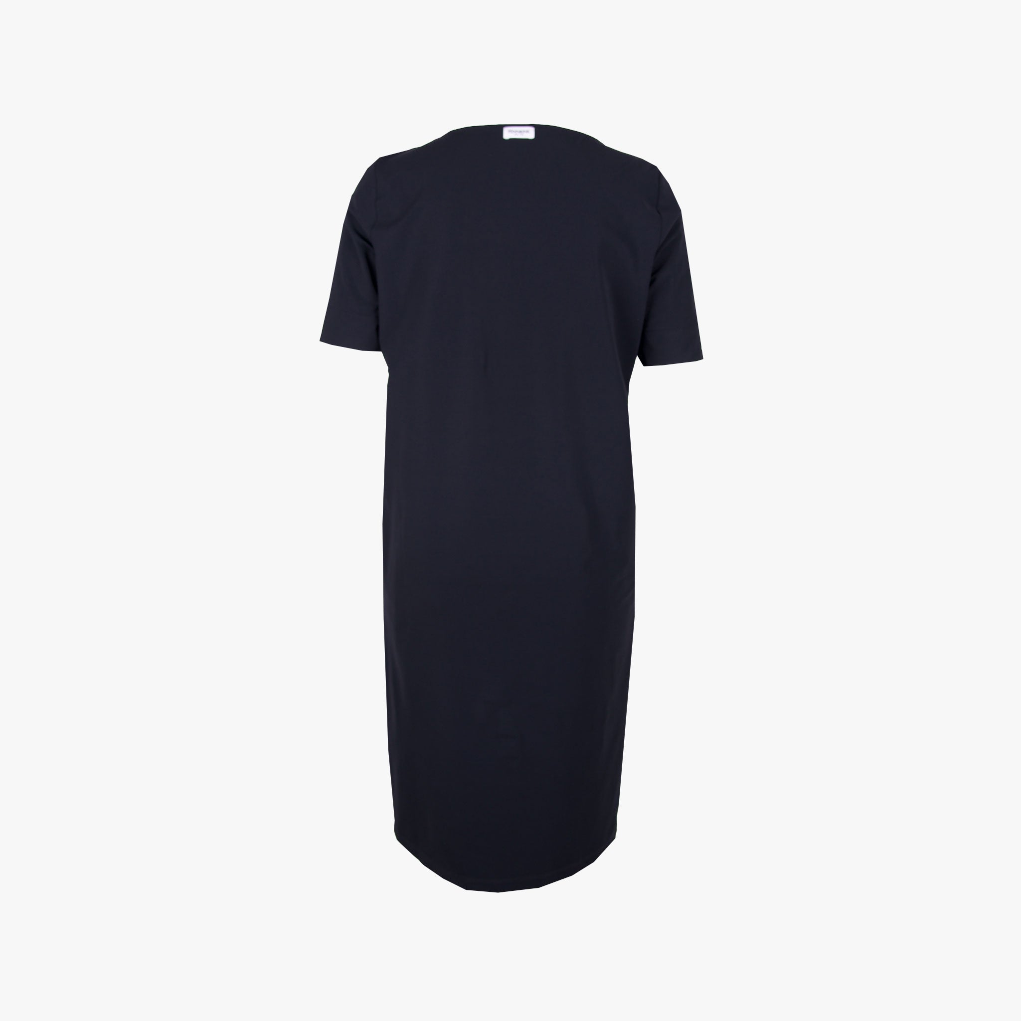 Penn & Ink Rundhals Jerseykleid | navy