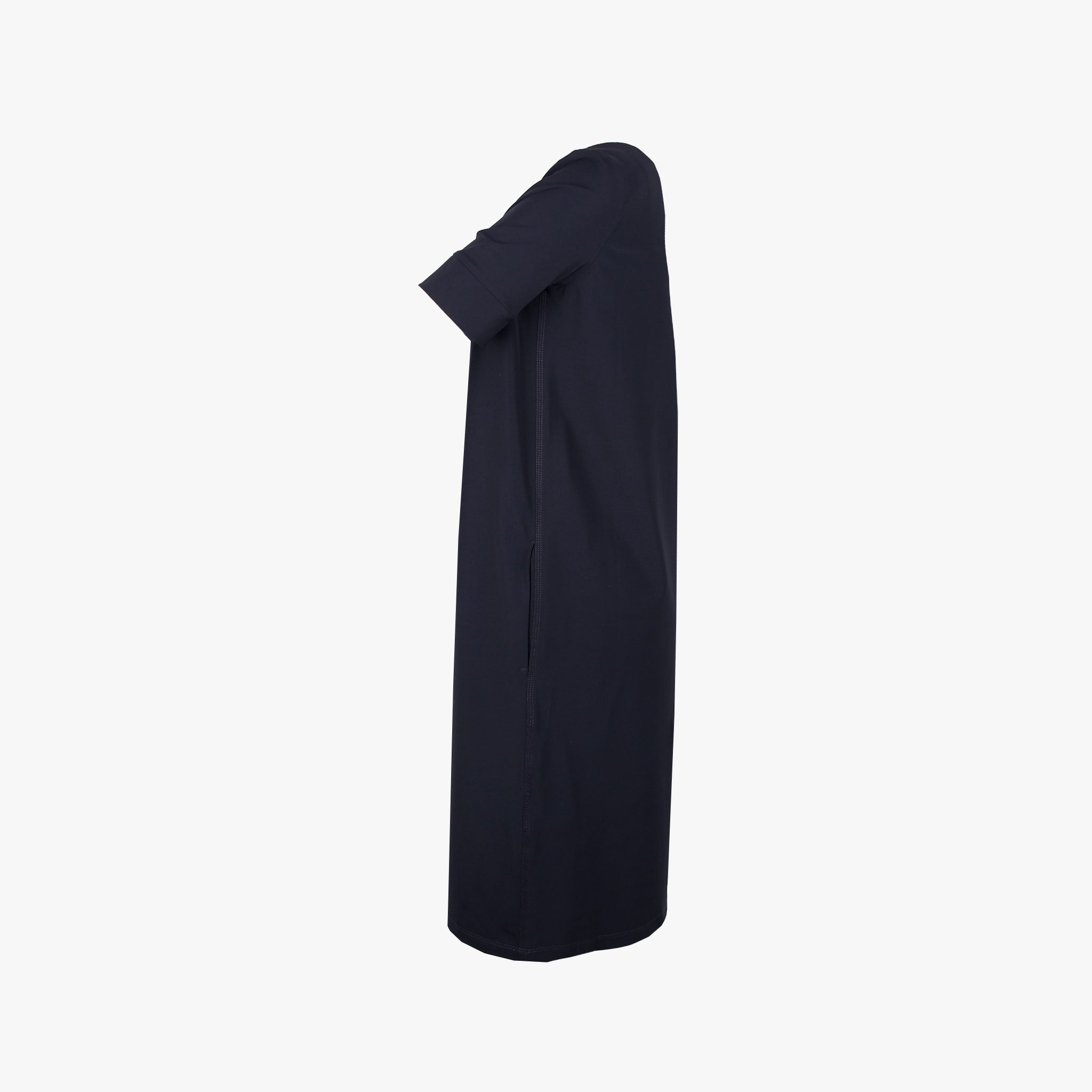 Penn & Ink Rundhals Jerseykleid | navy