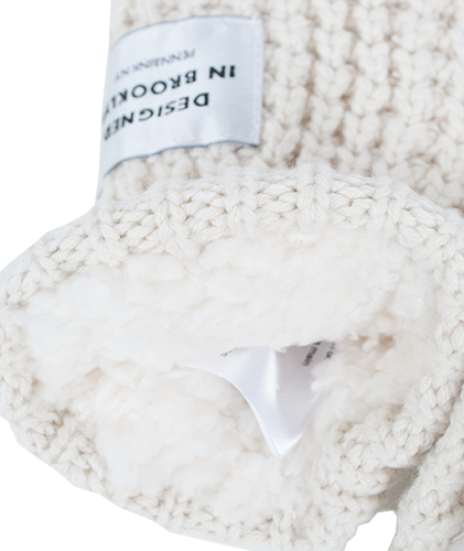 Fäustlinge Grobstrick | offwhite