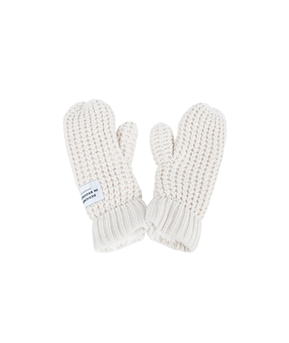 Fäustlinge Grobstrick | offwhite