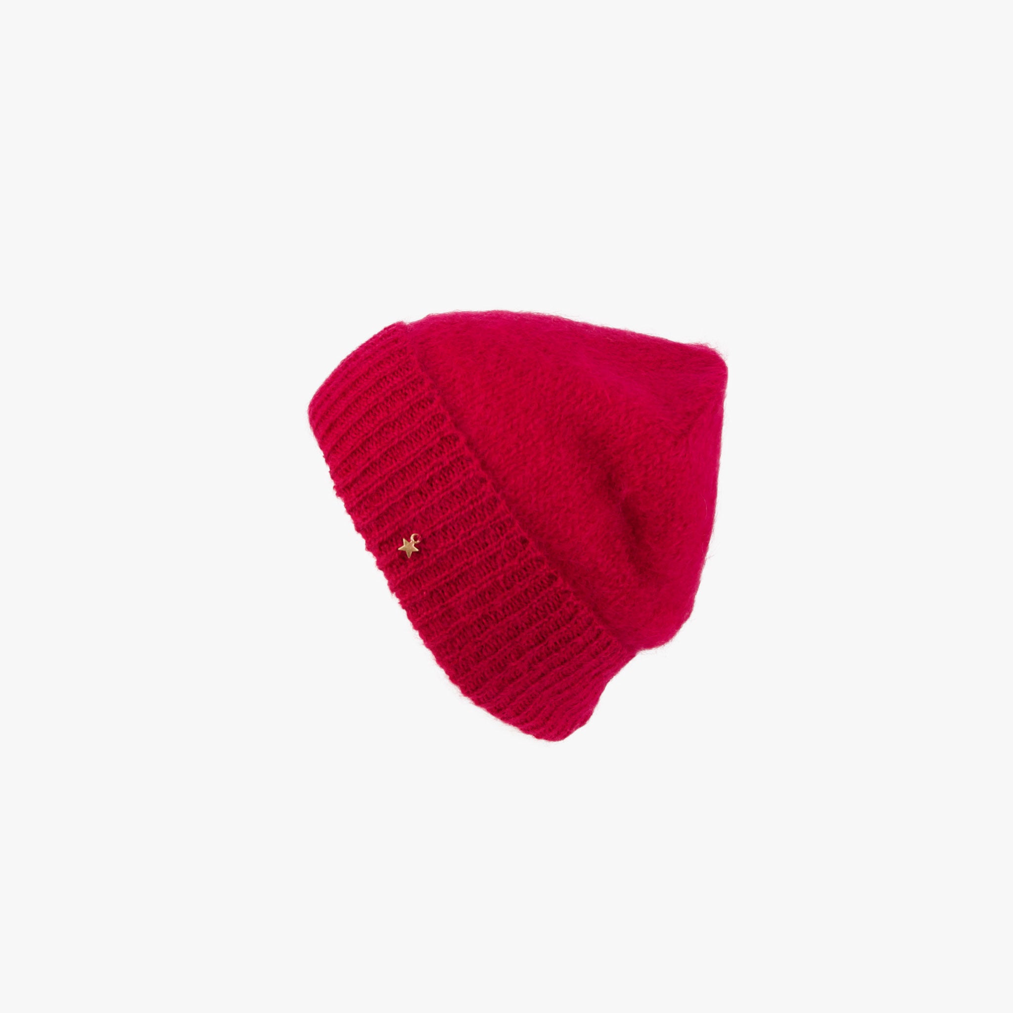 Des Petits Hauts Mütze flauschig | himbeer