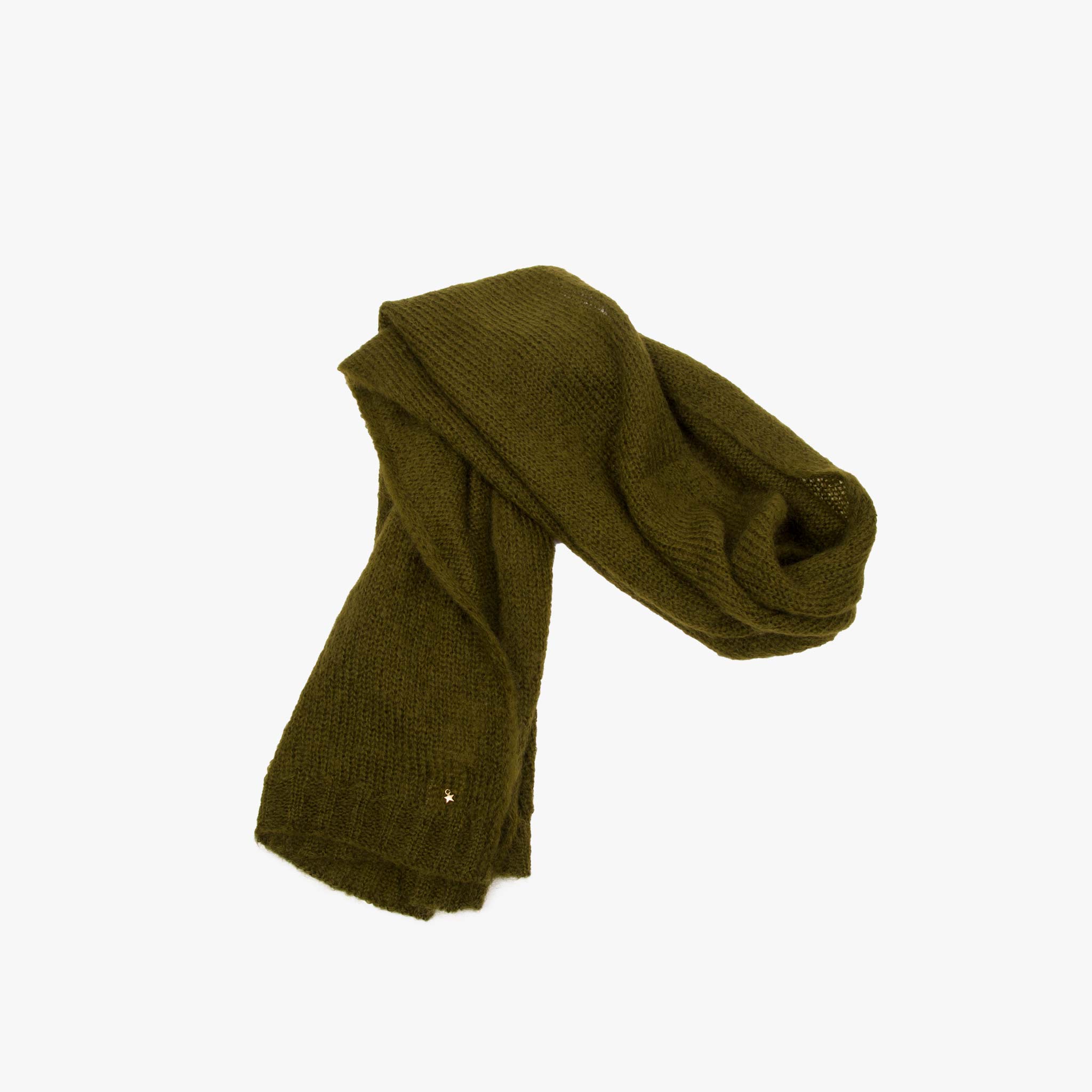 Des Petits Hauts Schal flauschig | oliv