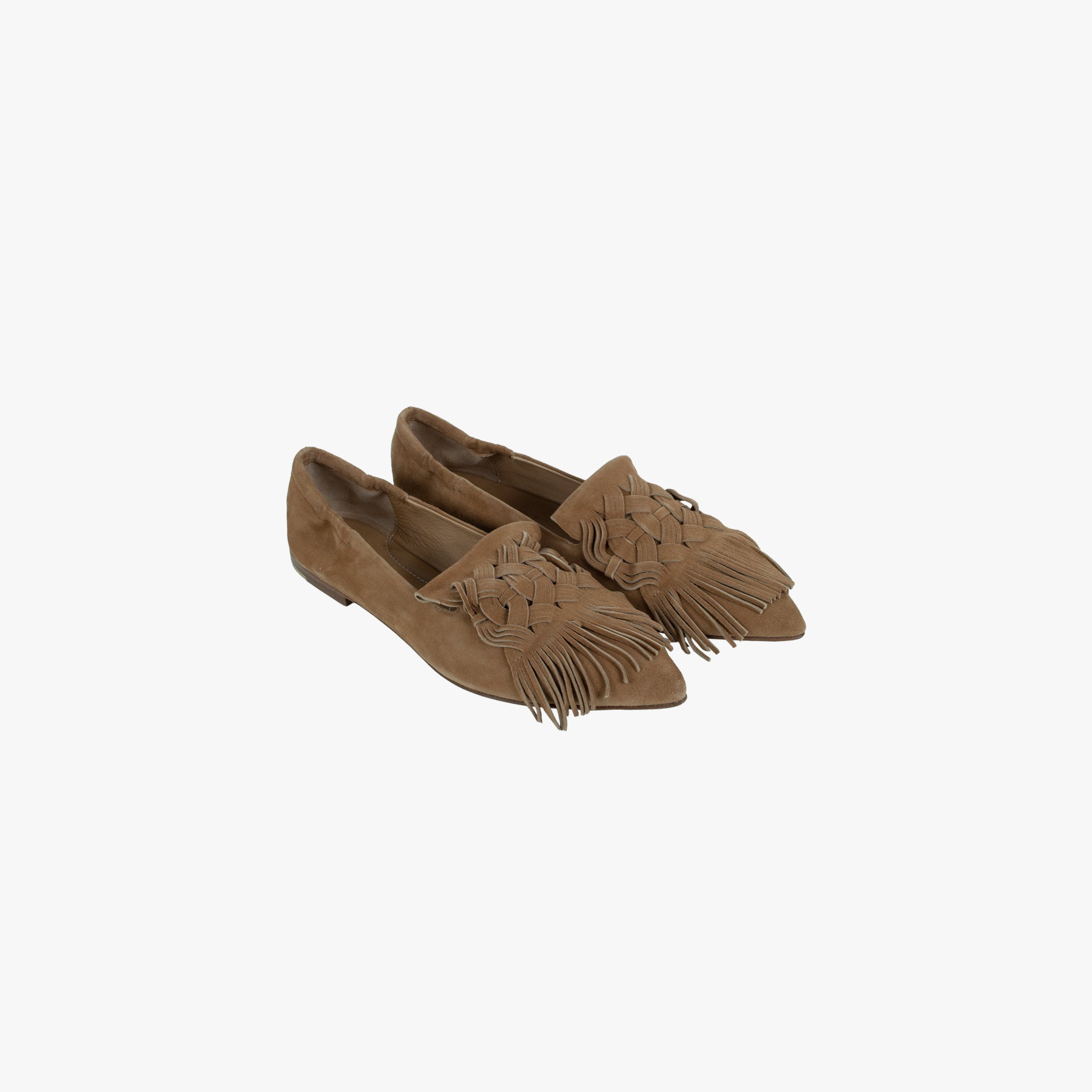 Loafer Handflechtung | braun