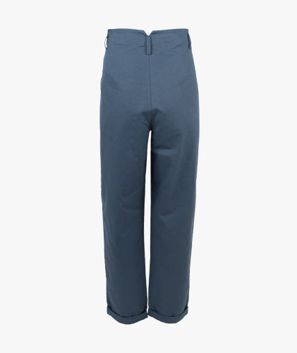 Chino Bundfalte (blau, XXS) | blau