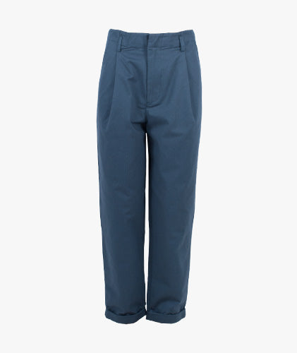 Chino Bundfalte (blau, XXS) | blau