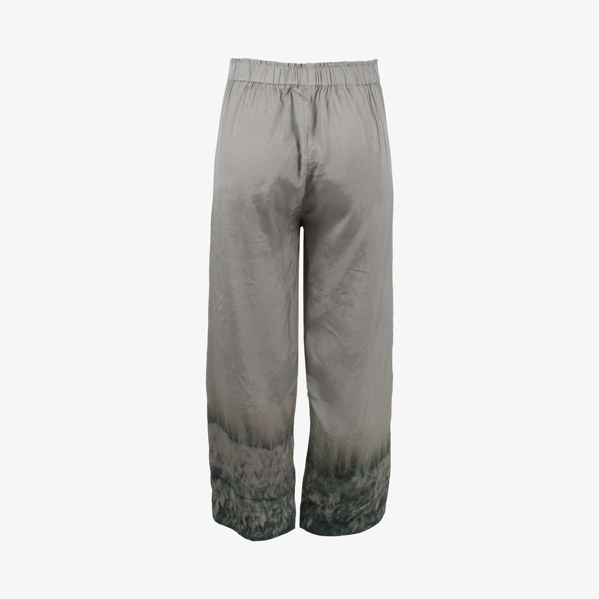 Hose Saumbatik, Rückenansicht | grau