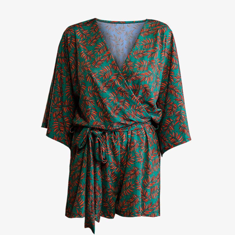 Short Playsuit (dunkelgrün, 1-size) | dunkelgrün
