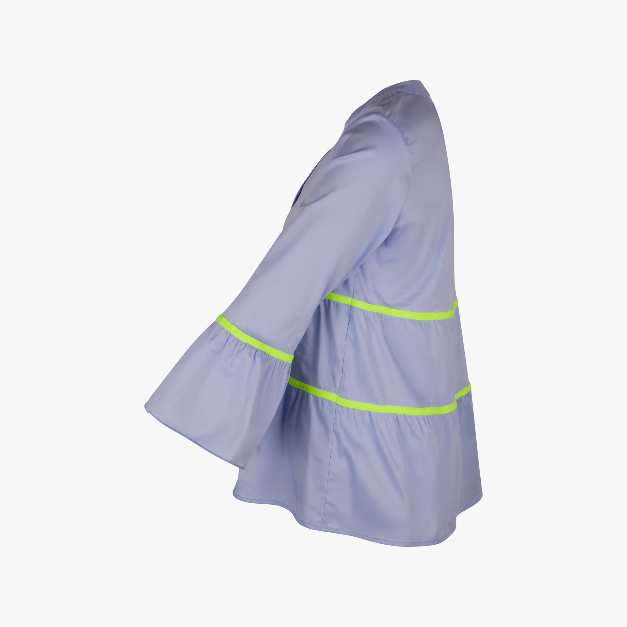 Risy and Jerfs Bluse Volant | hellblau