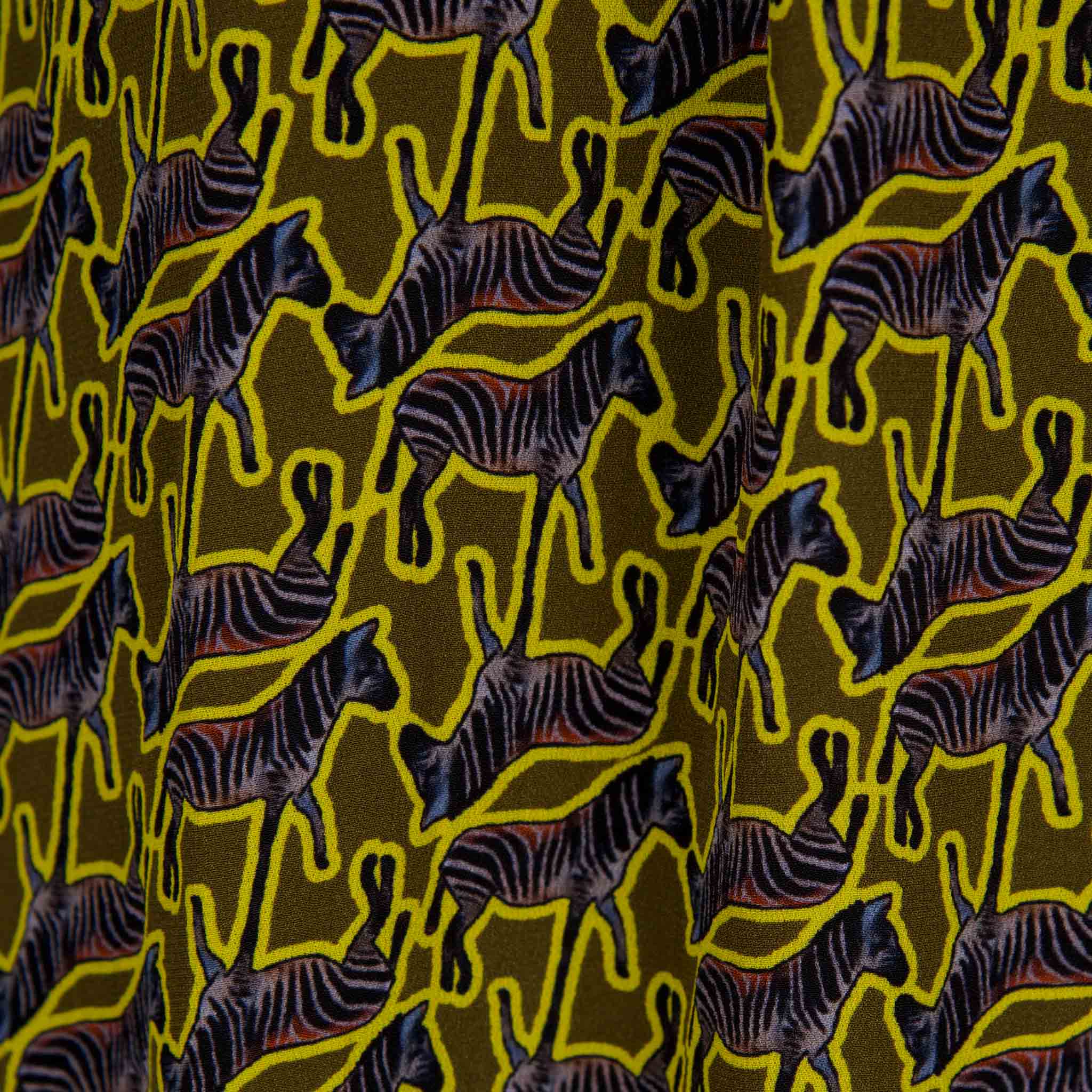 Risy & Jerfs Kleid Zebraprint | multicolor