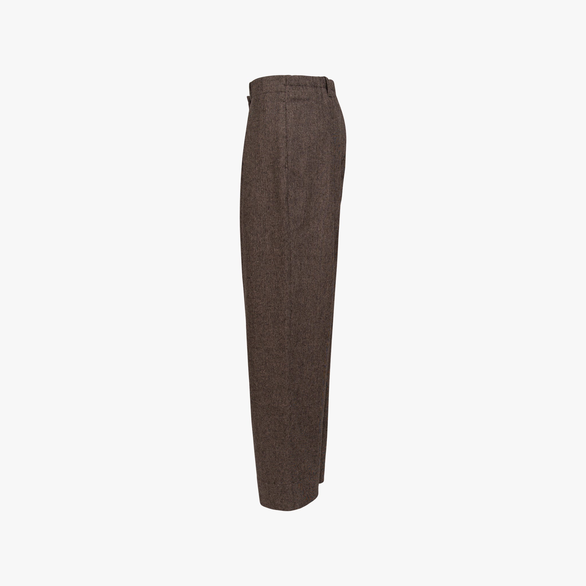 Hose Bundfalte | graumelange