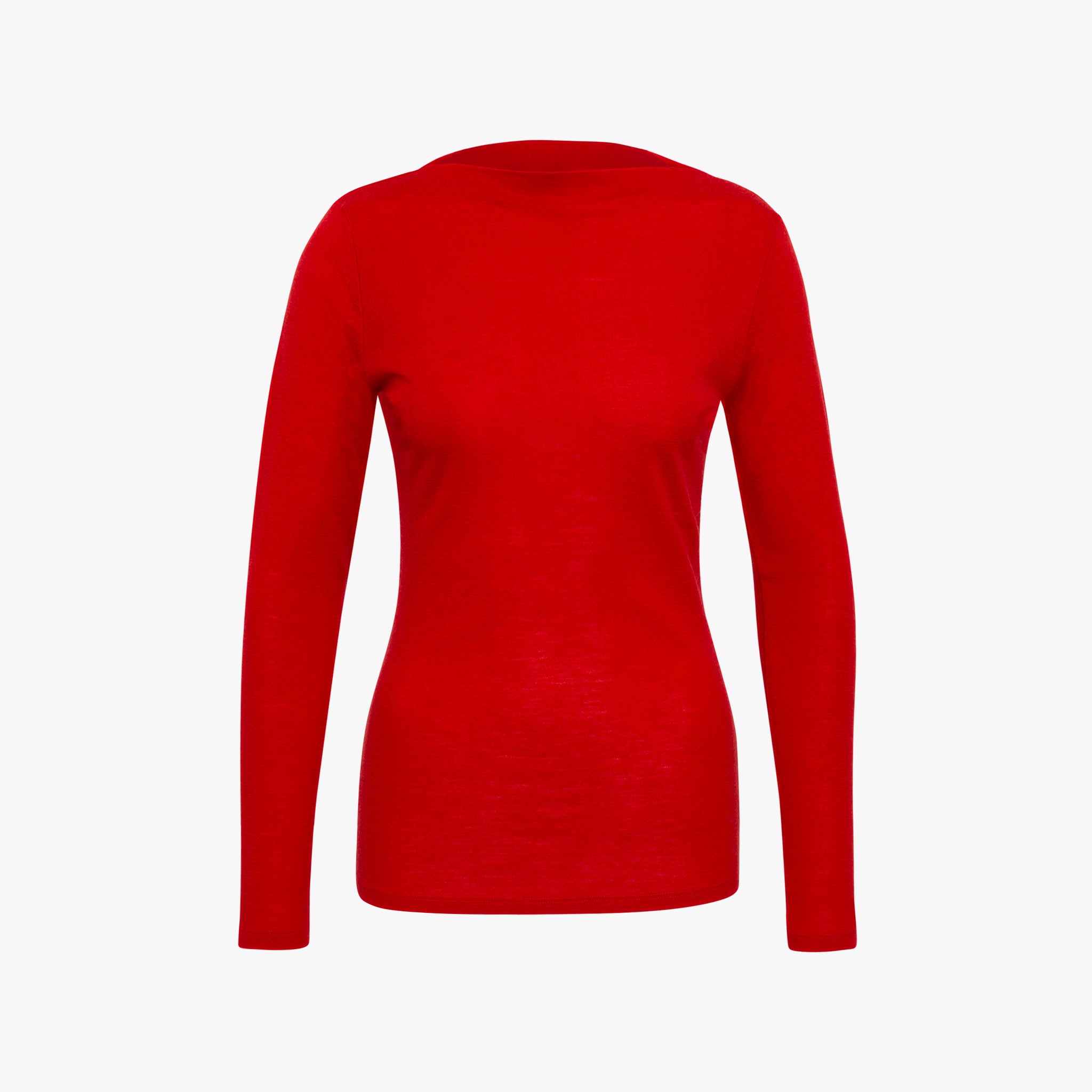 Pullover feinstrick uni | rot