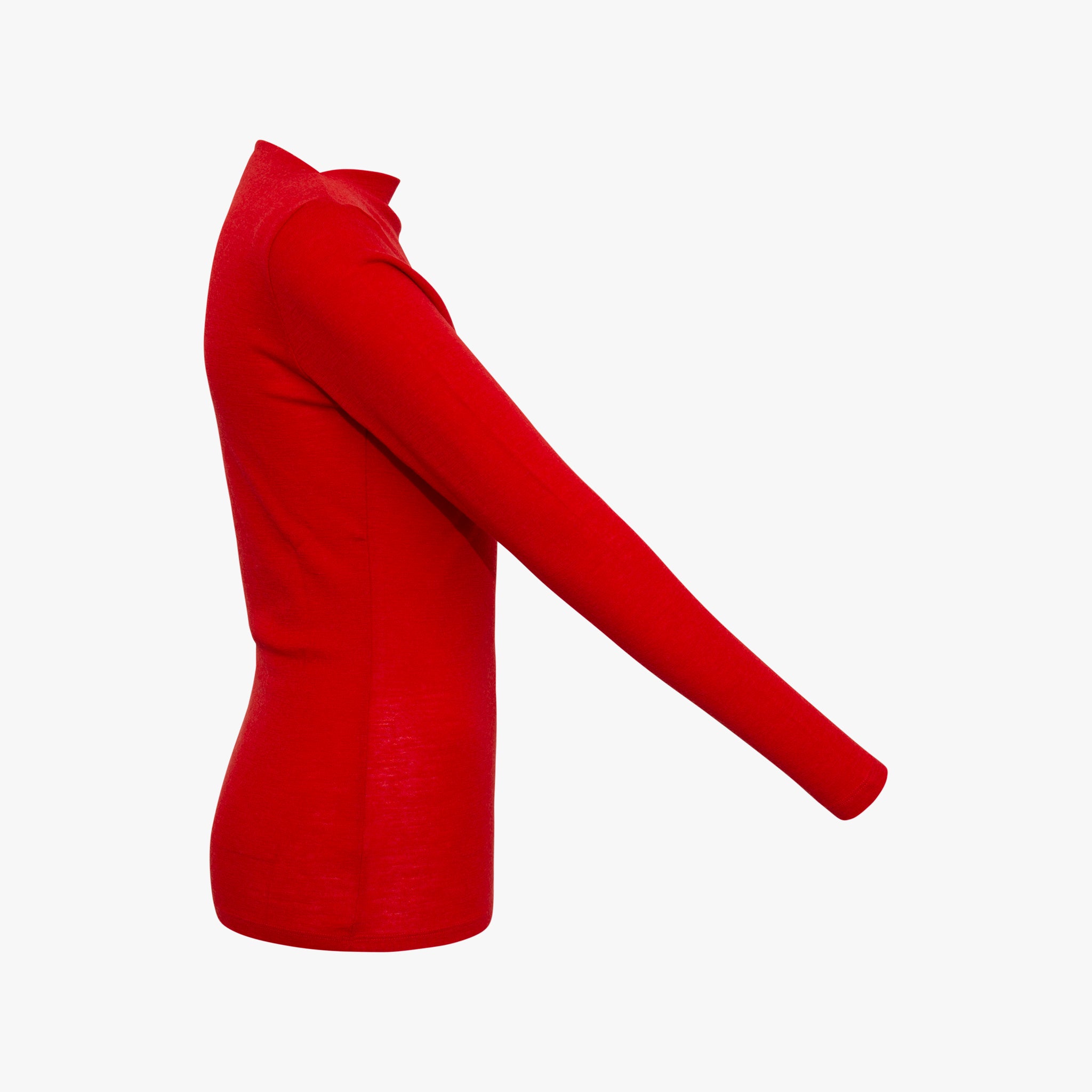 Pullover feinstrick uni | rot