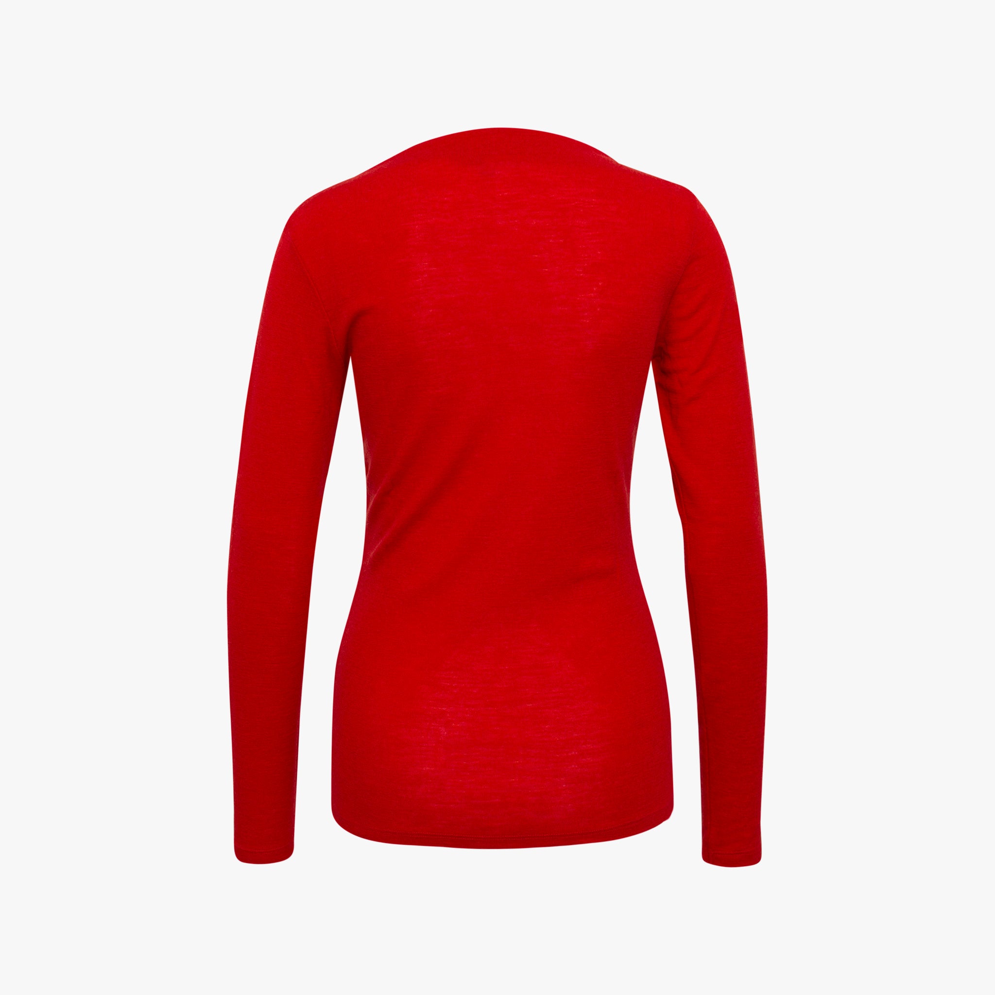 Pullover feinstrick uni | rot