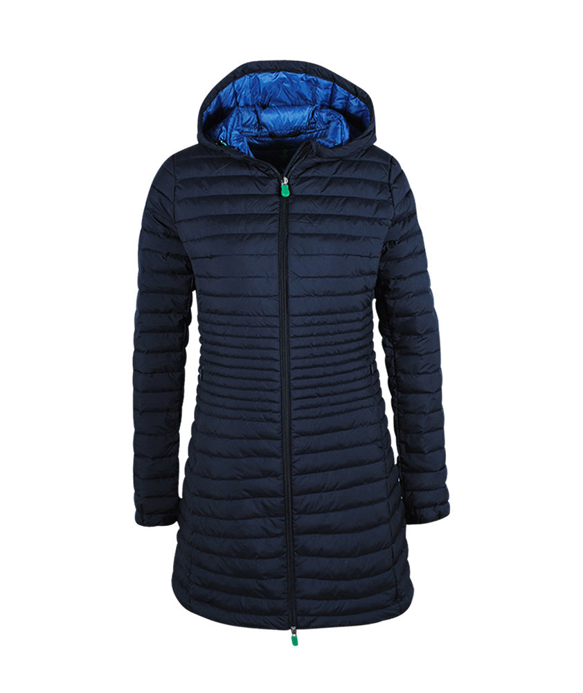 Leichter Steppmantel | nachtblau