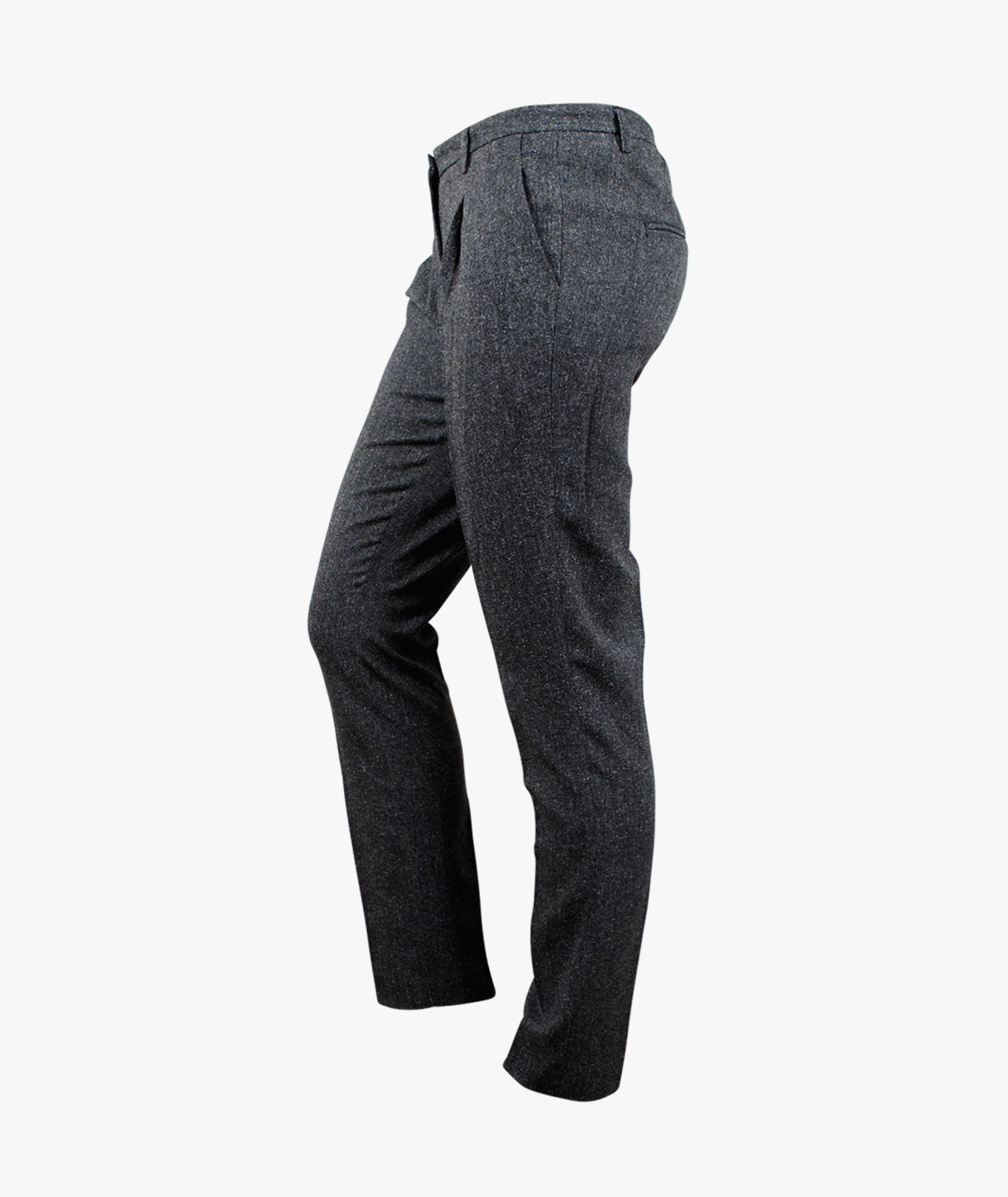 Herrenhose Tweedoptik | graumelange