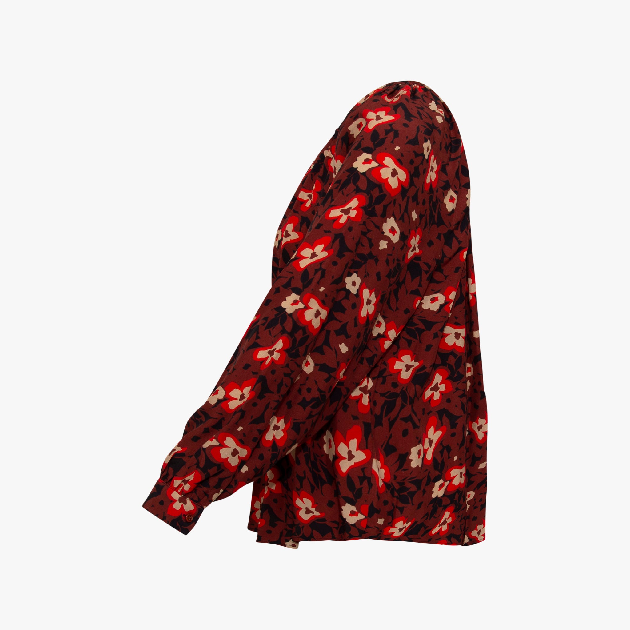 Bluse Fashion Print | braun