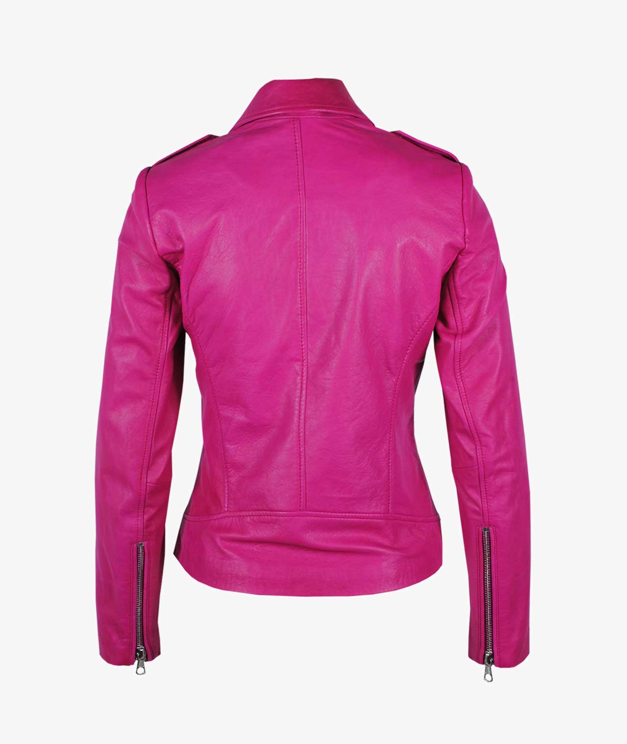 Lederjacke Tyler | fuchsia