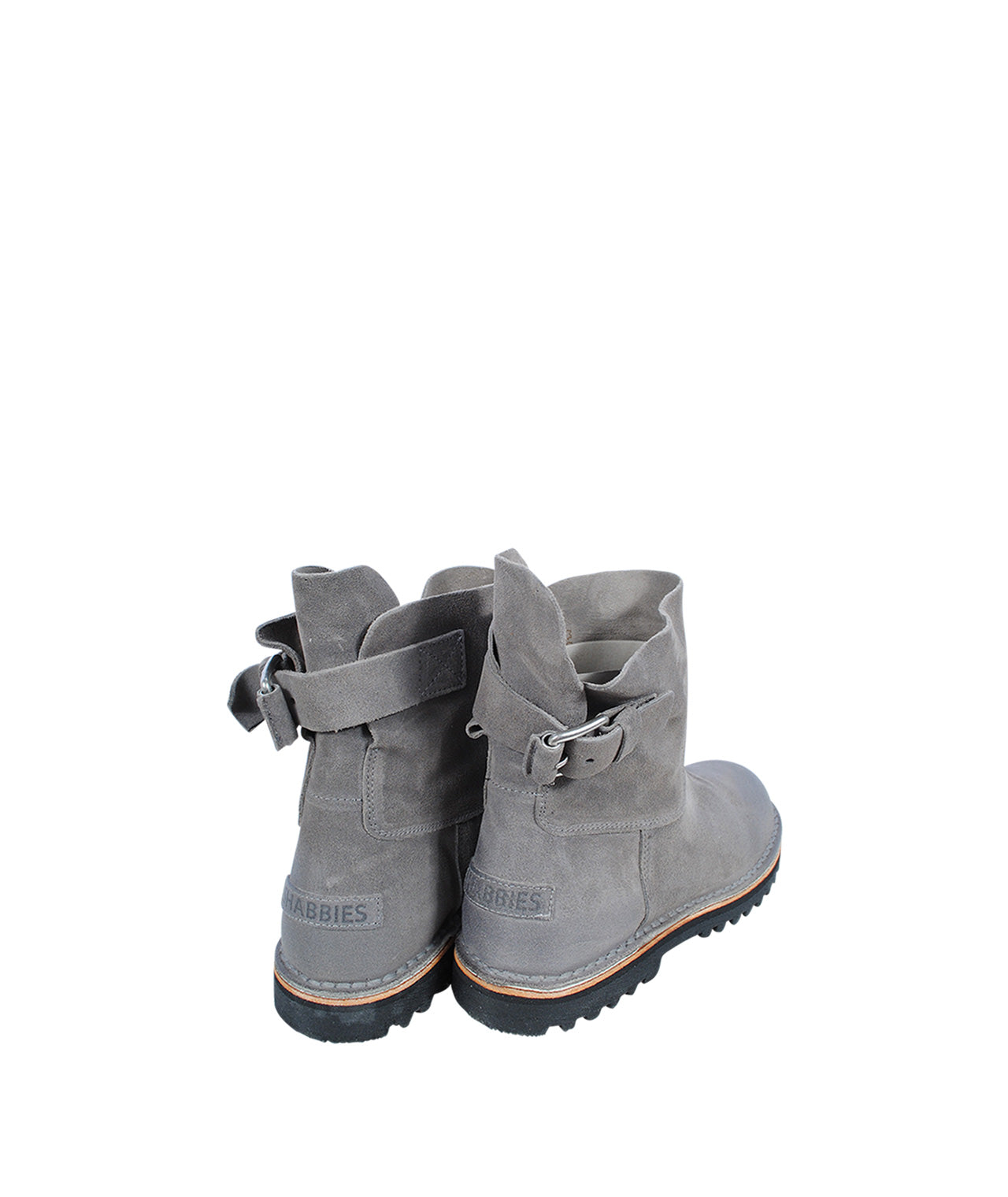 Schlüpfbootie Schnalle | grau