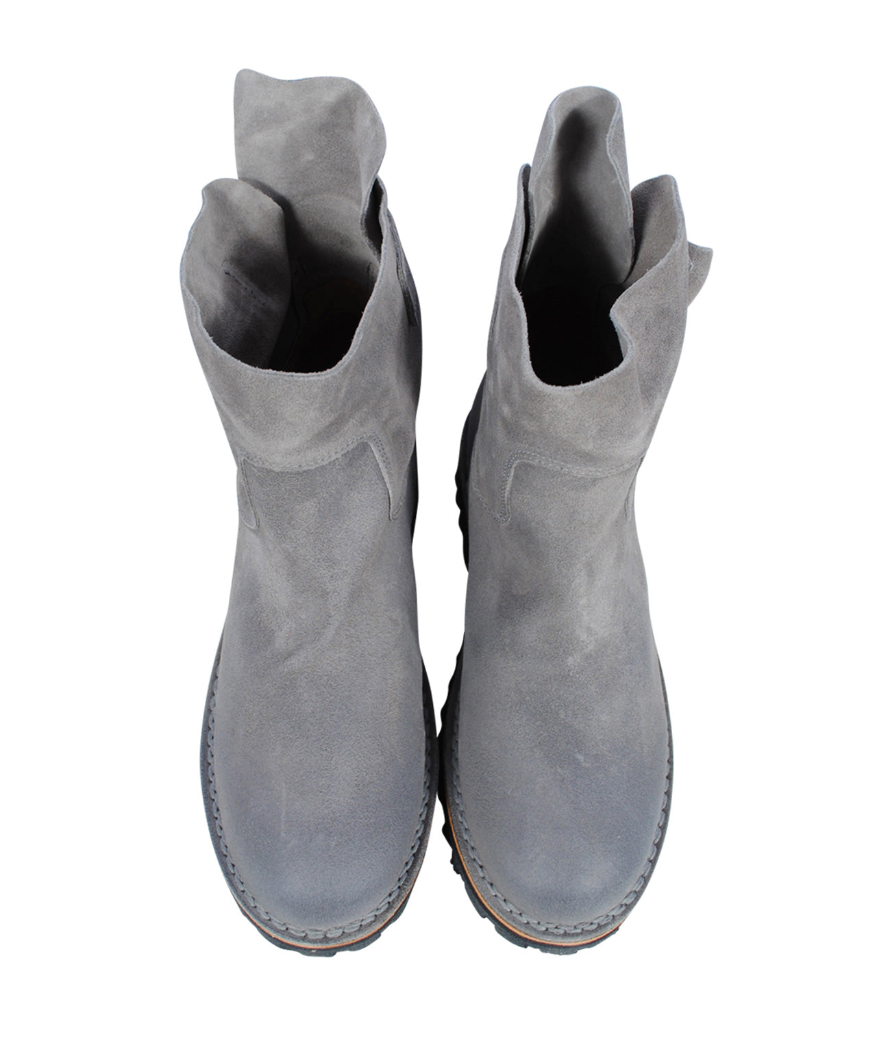 Schlüpfbootie Schnalle | grau