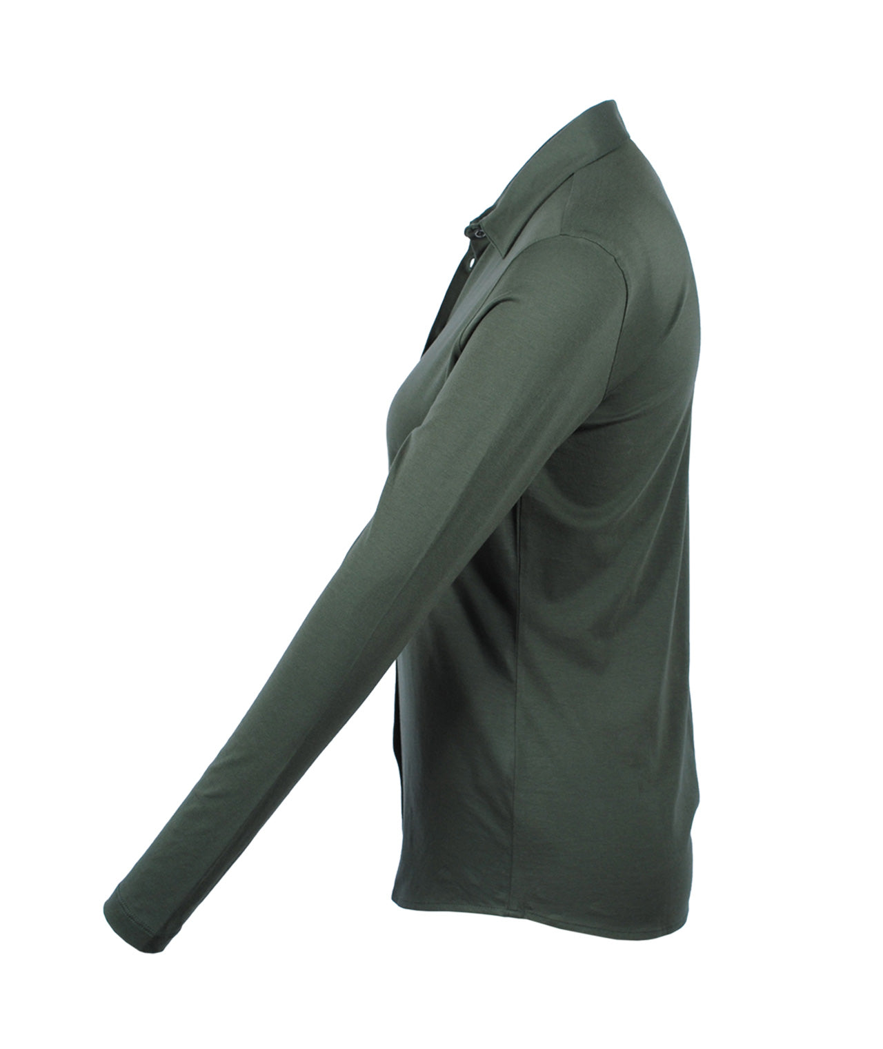 1/1 Jerseybluse Alma | oliv
