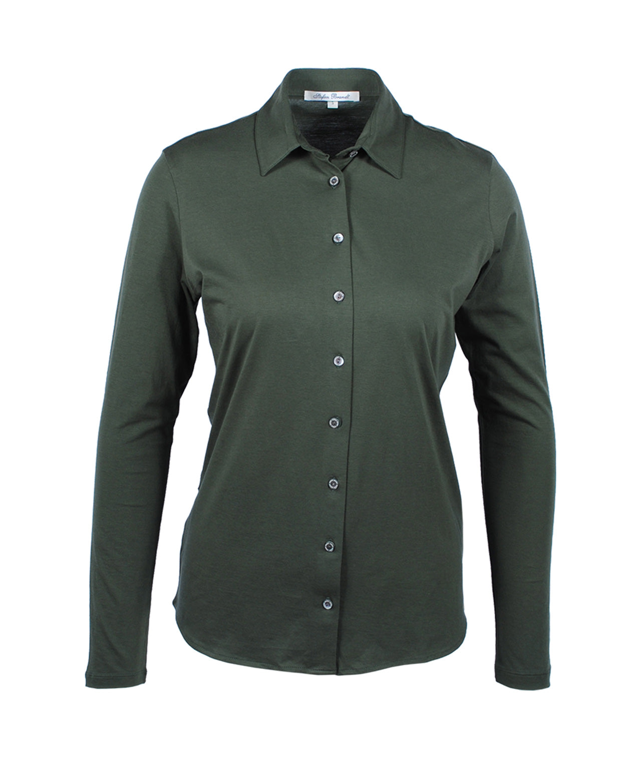 1/1 Jerseybluse Alma | oliv