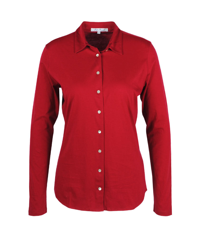1/1 Jerseybluse Alma | red