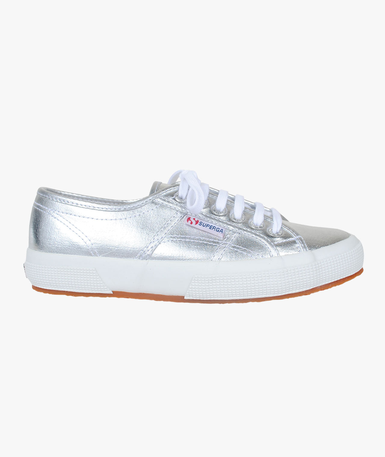 Sneaker Metallic | silber