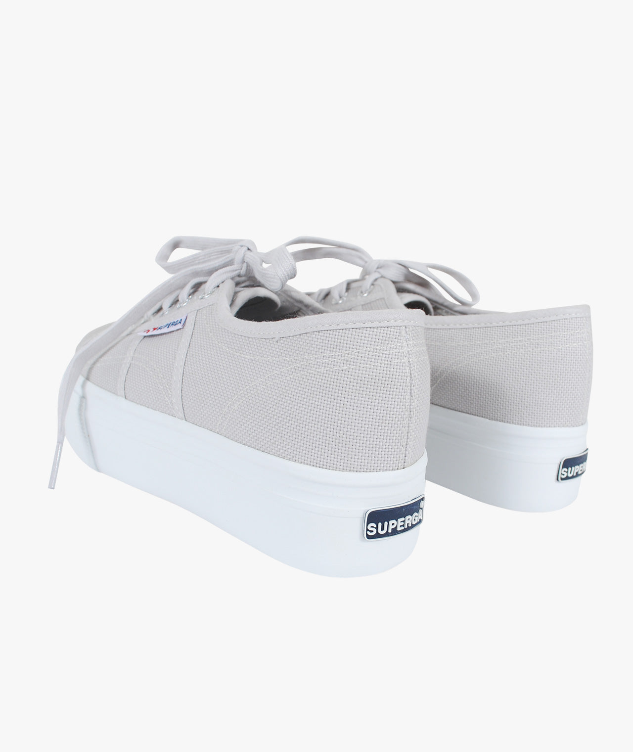 Superga Sneaker Plateau | hellgrau