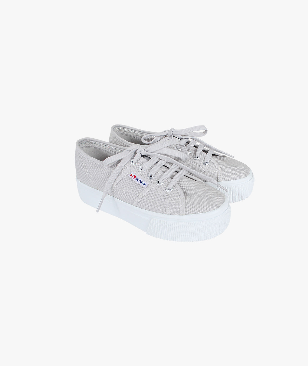 Superga Sneaker Plateau | hellgrau