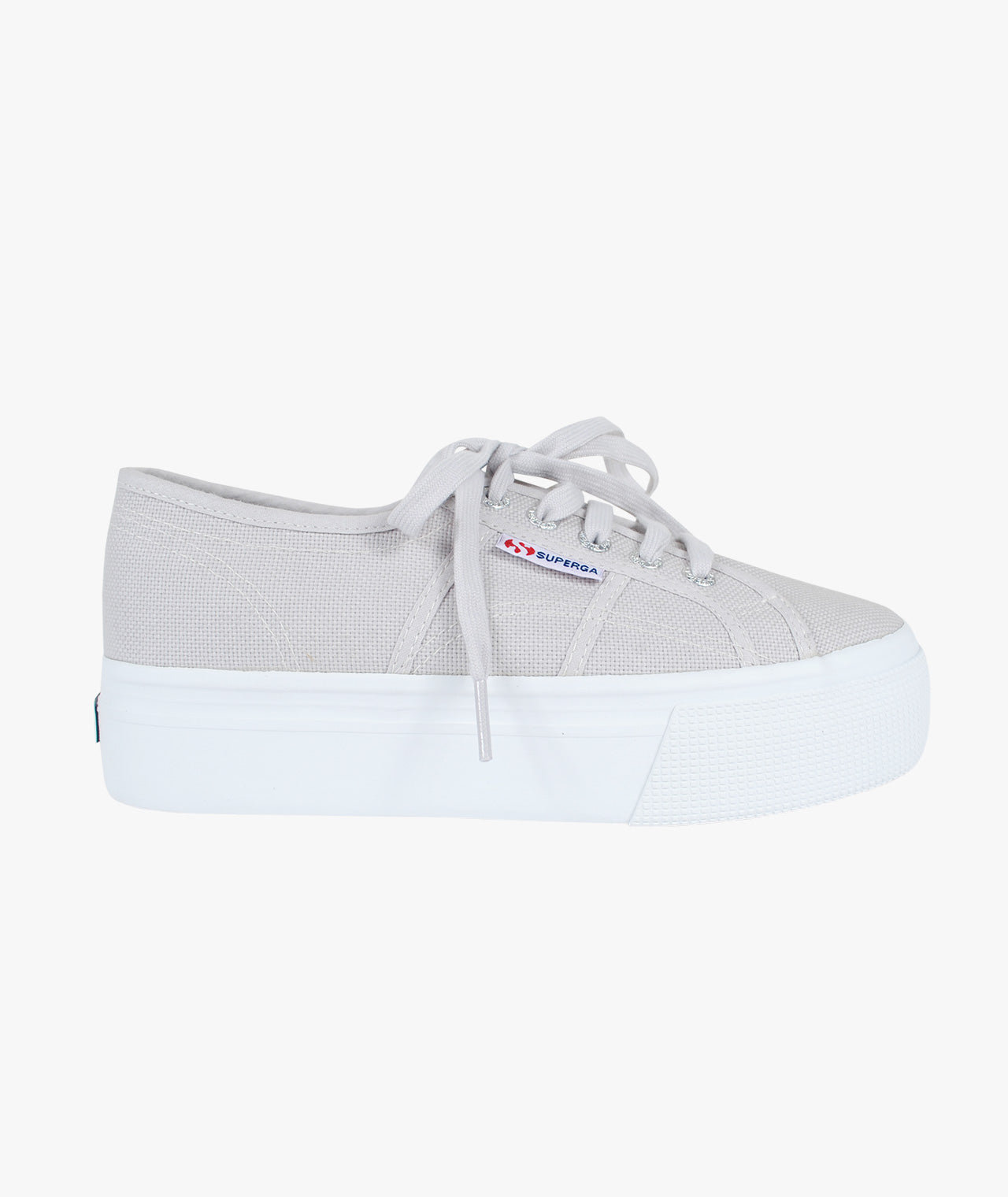 Superga Sneaker Plateau | hellgrau