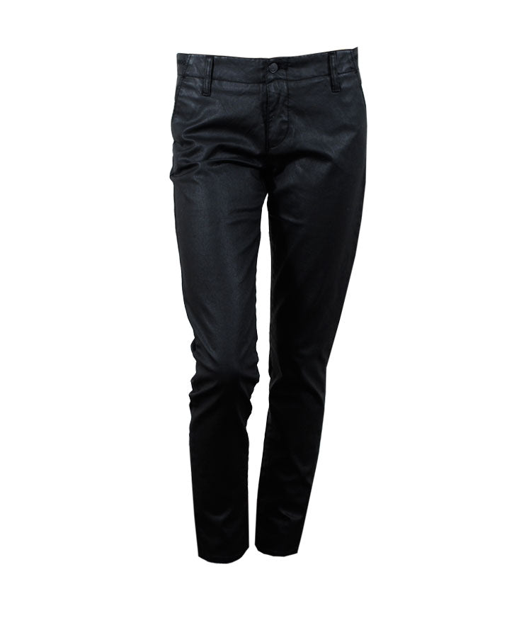Chino gecoated Pajama | schwarz