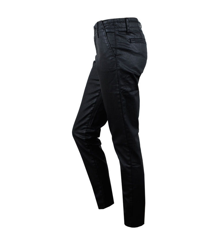 Chino gecoated Pajama | schwarz