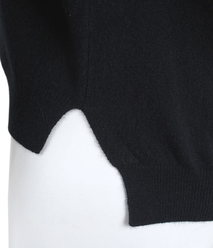 Kaschmirpulli Intarsien Eule | grau