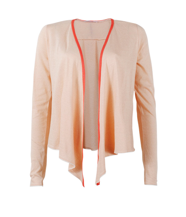 Bolero Ministripe | apricot-weiß
