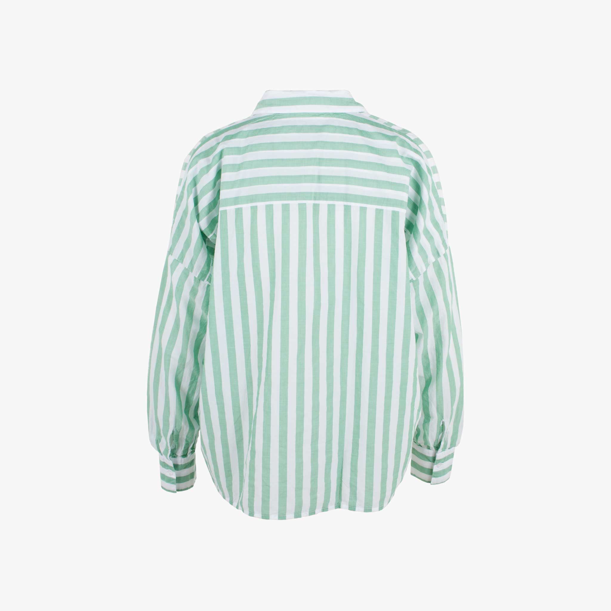 Bluse oversized | grün