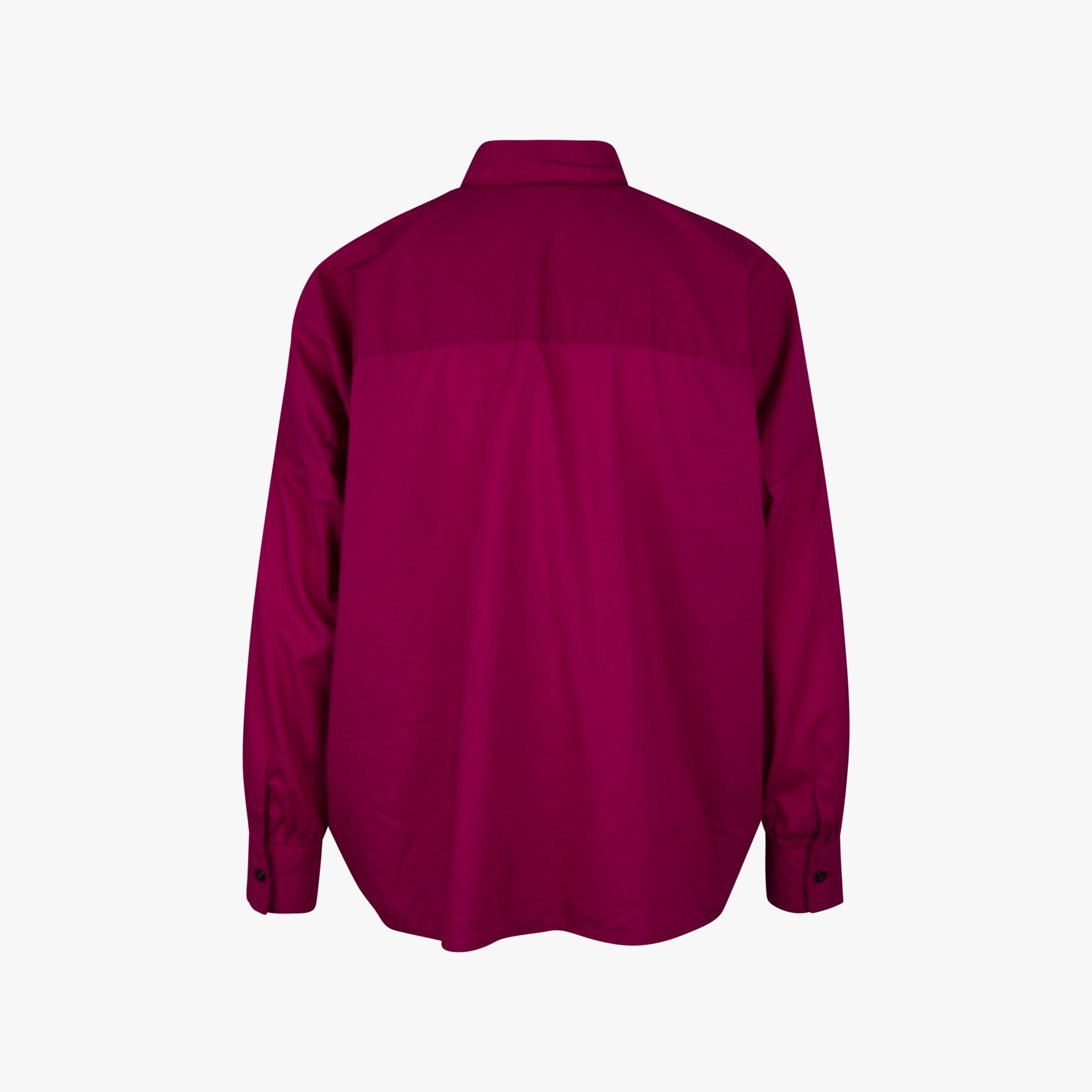 White Shirt Bluse | fuchsia