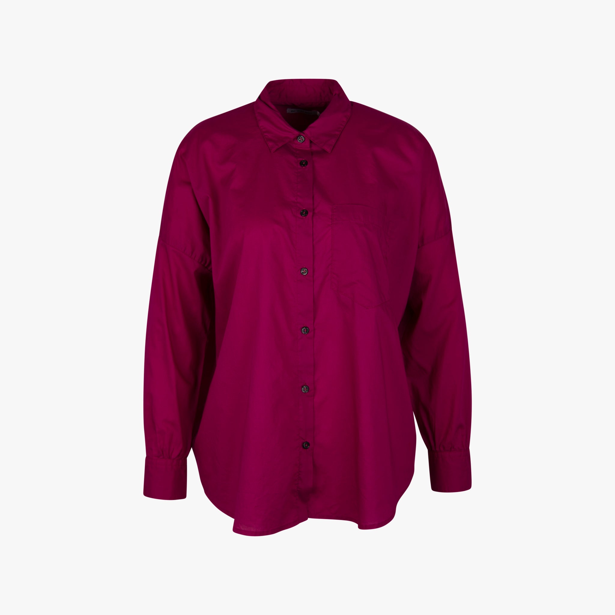 White Shirt Bluse | fuchsia