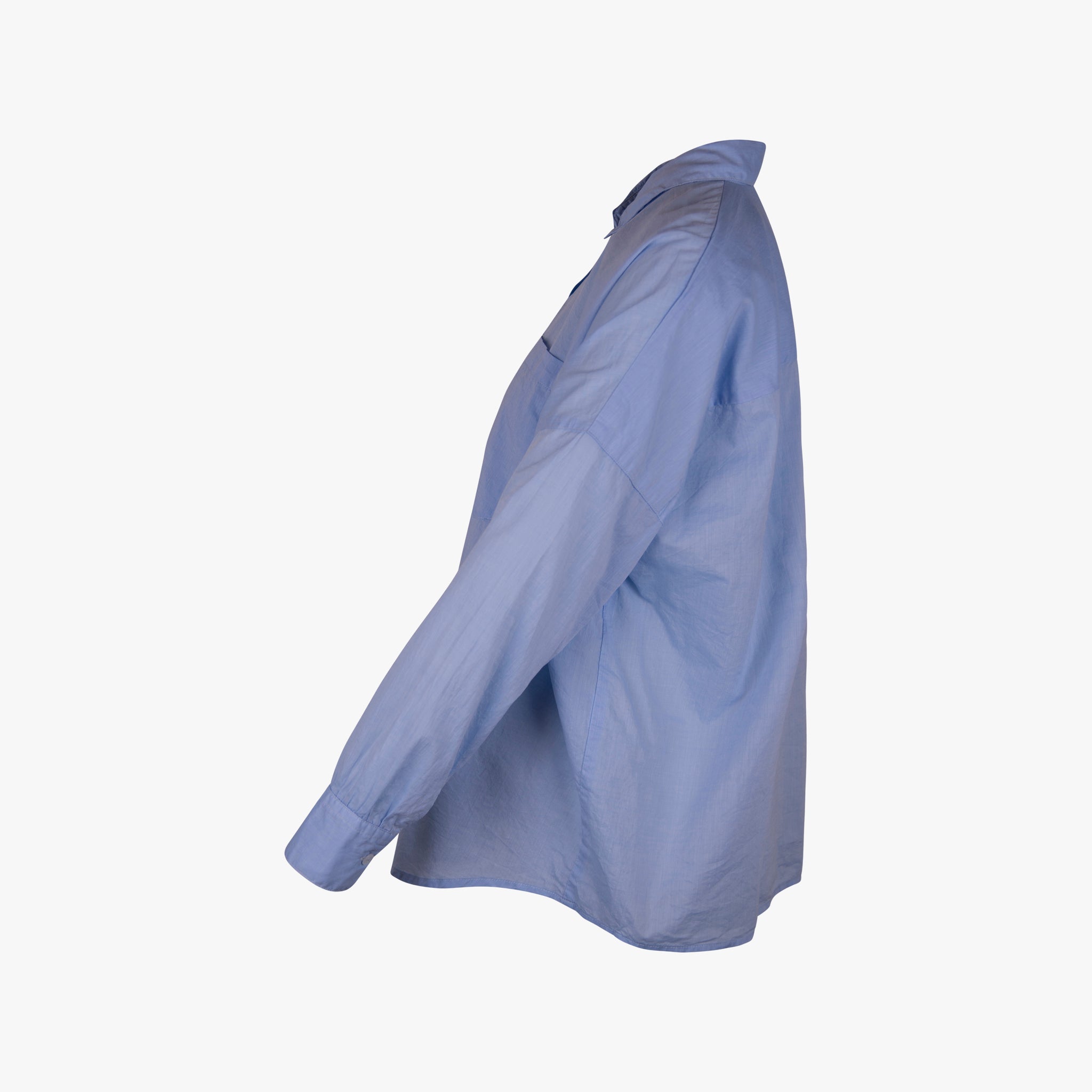 The White Shirt Bluse Oversized | hellblau