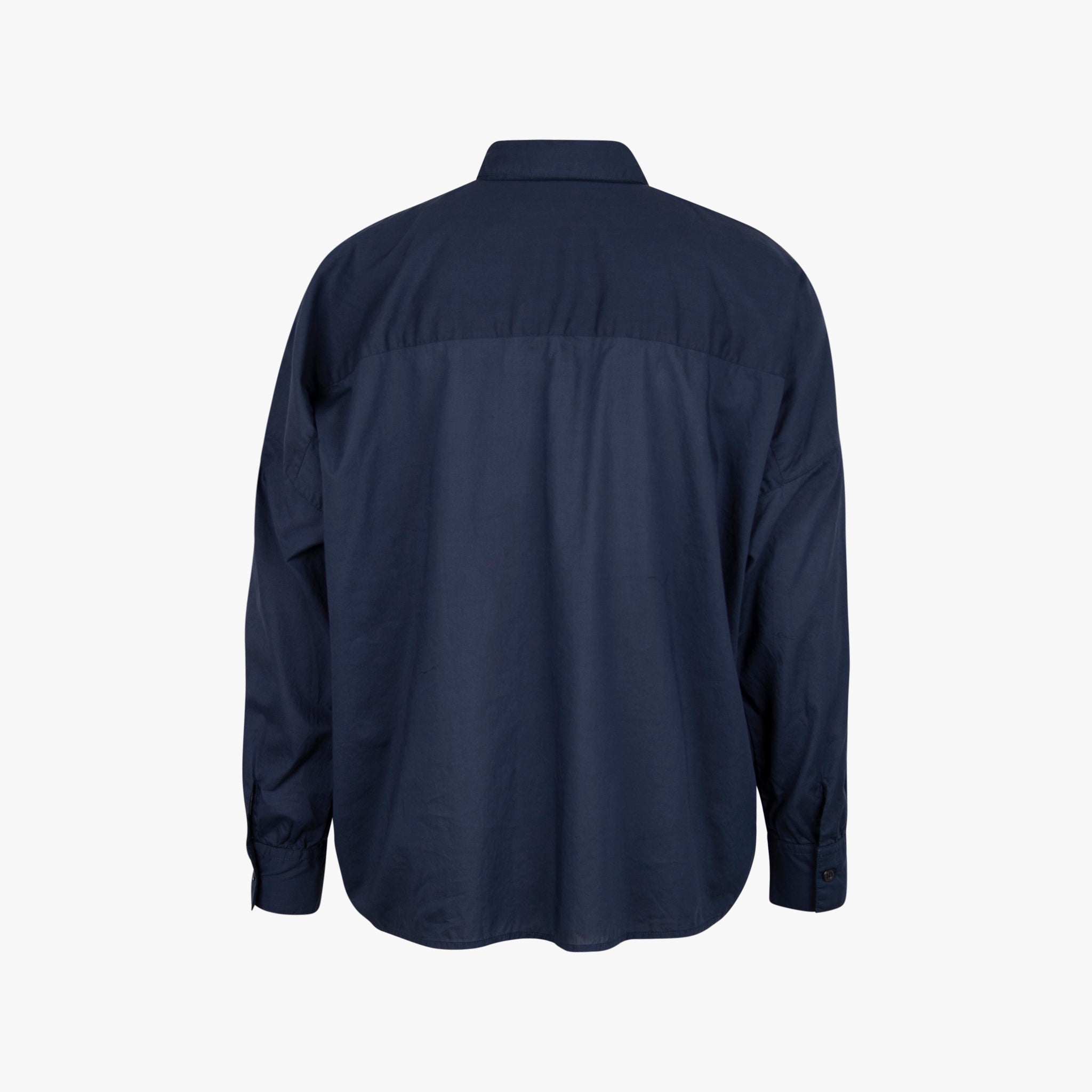 White Shirt Bluse | navy
