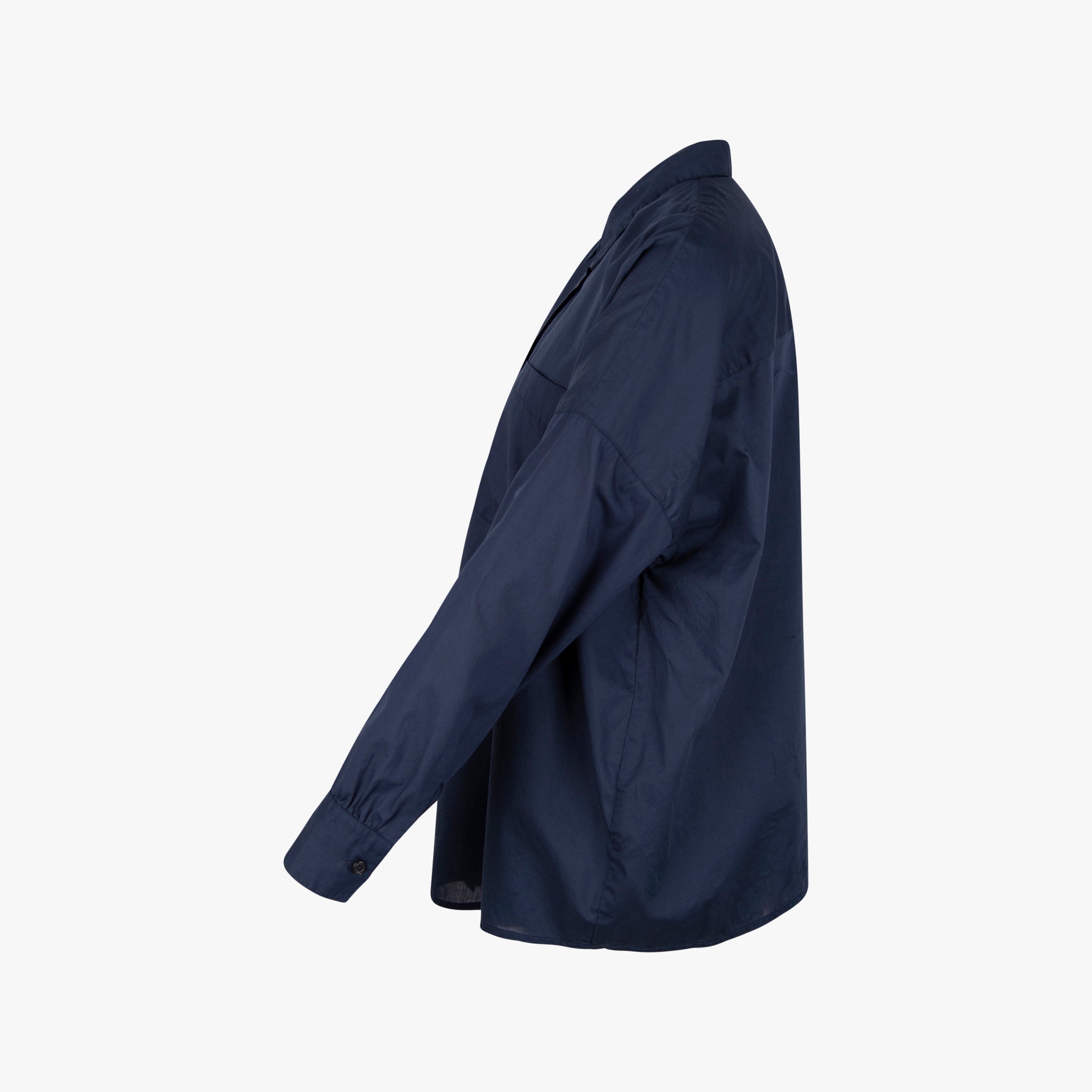 White Shirt Bluse | navy