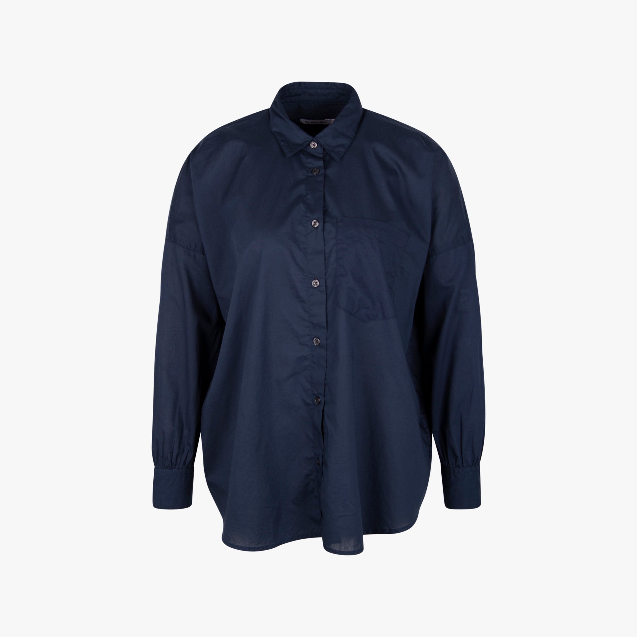 White Shirt Bluse | navy
