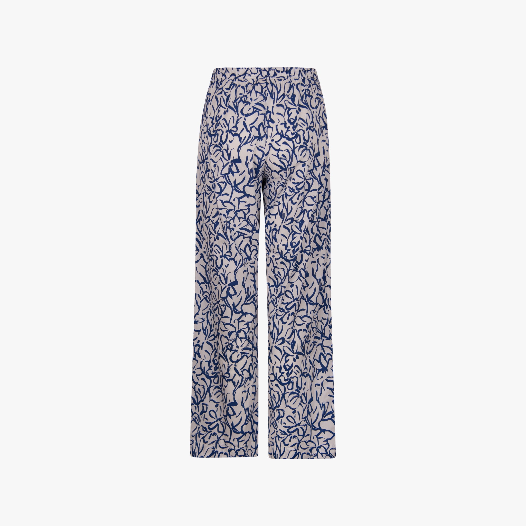 Toupy Hose Cotton Print | blau-weiß