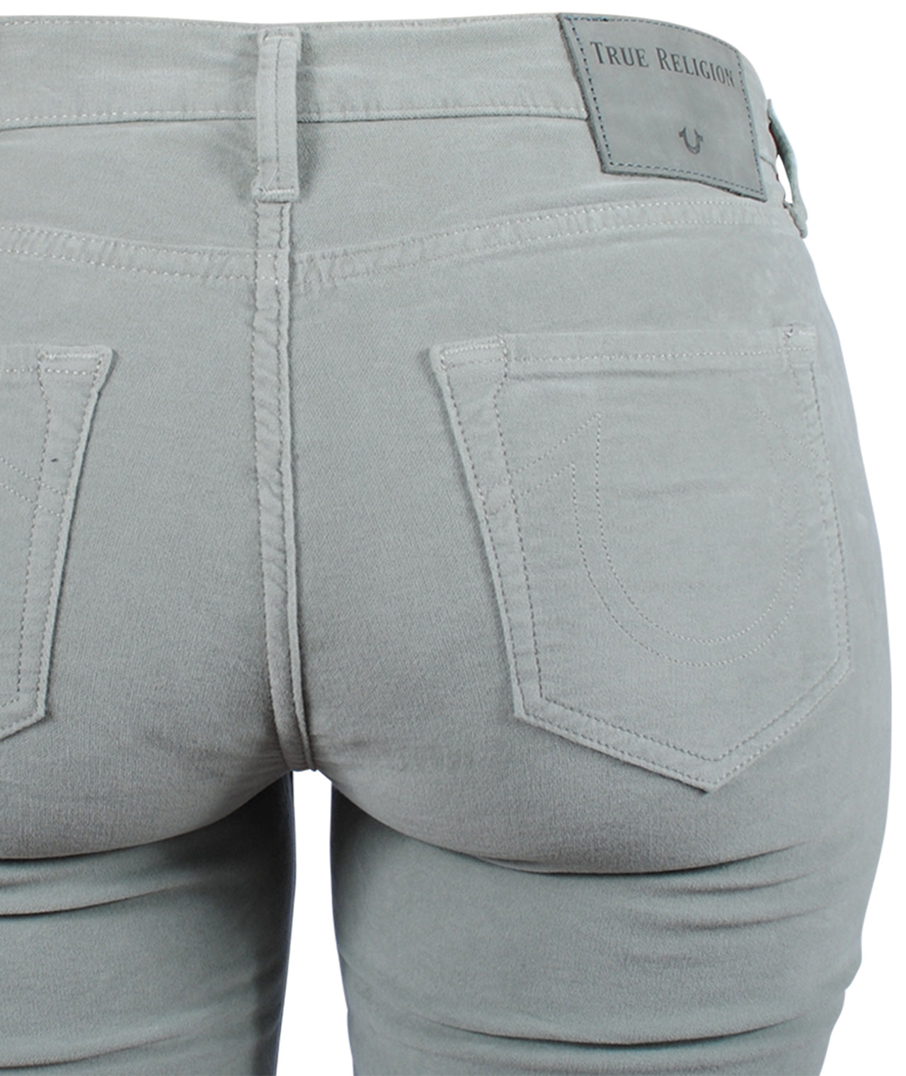 Hose Halle Velvet | hellgrau