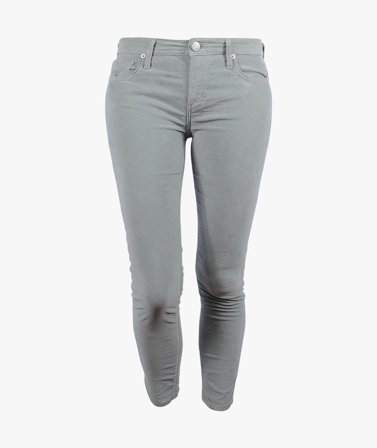 Hose Halle Velvet | hellgrau