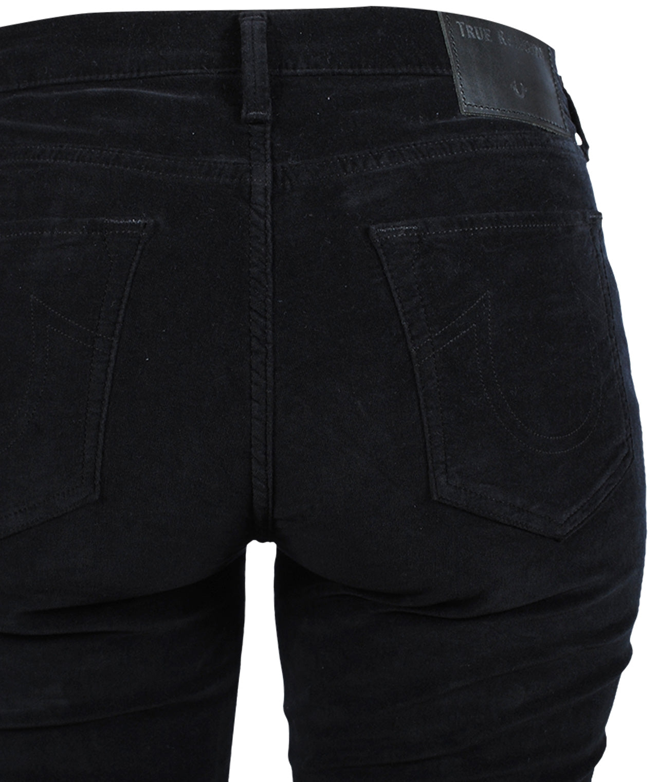 Hose Halle Velvet | schwarz