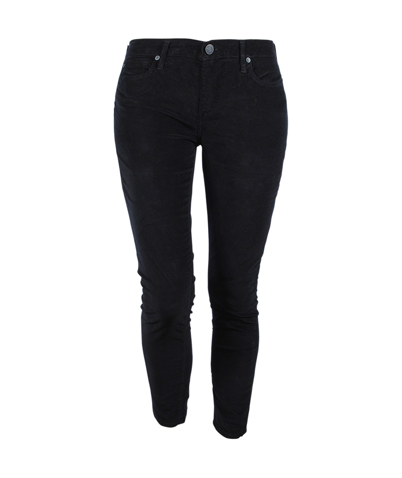 Hose Halle Velvet | schwarz